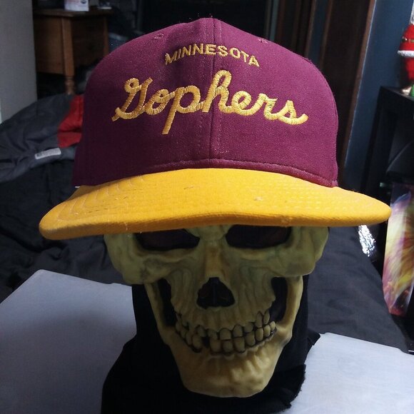 Vintage AJD Minnesota Gophers Script Snap Back Hat - Picture 1 of 7